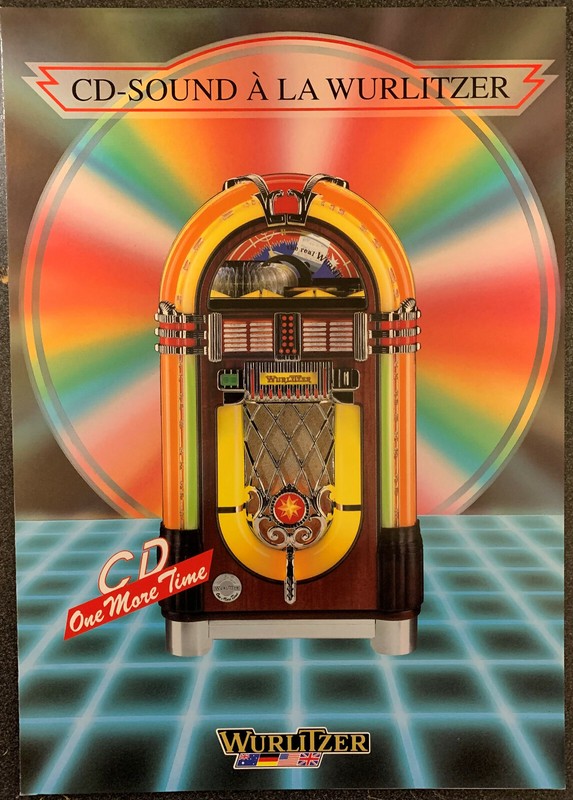 WURLITZER One More Time CD - Jukebox FLYER  - 4 pages - Box Shipped