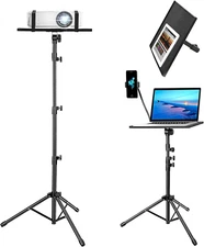 Laptop Projector Tripod Stand, Universal Portable Floor Holder Mount Stand for D
