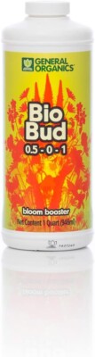 General Organics, Bio Bud, 1 Qt, flower bloom stimulator hydroponic use, 0.5-0-1
