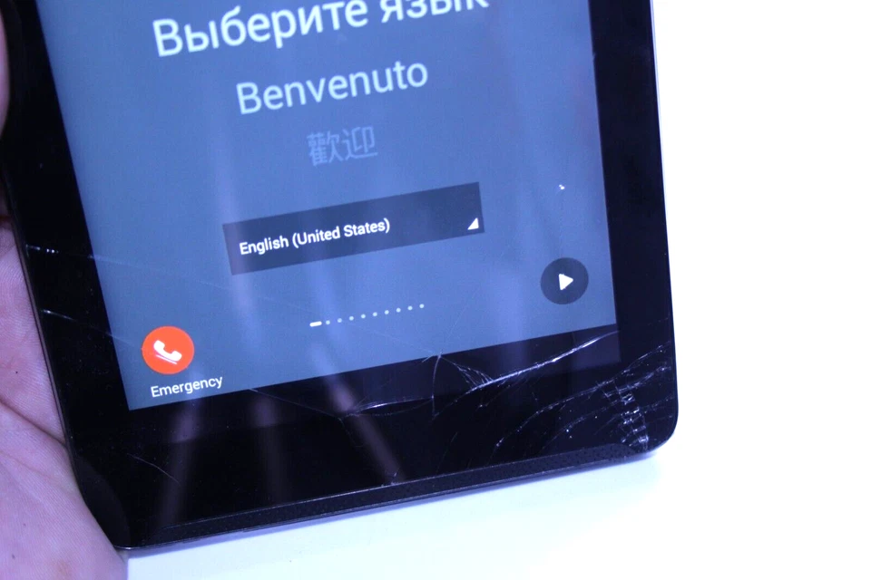 Asus Tablet mit Displayschaden - Voll Funktionsfähig und Gebraucht - Farbe Black - Bild 3 von 4