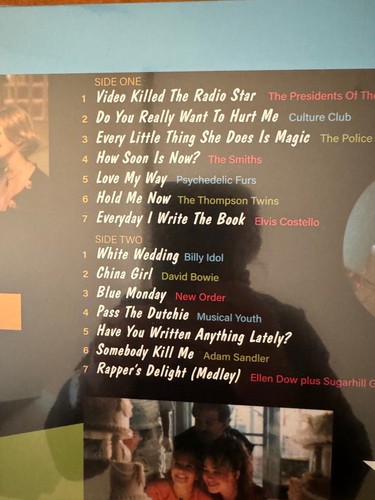 THE WEDDING SINGER - SOUNDTRACK - LP - COLORED VINYL - BRAND NEW - READ! - Picture 8 of 11
