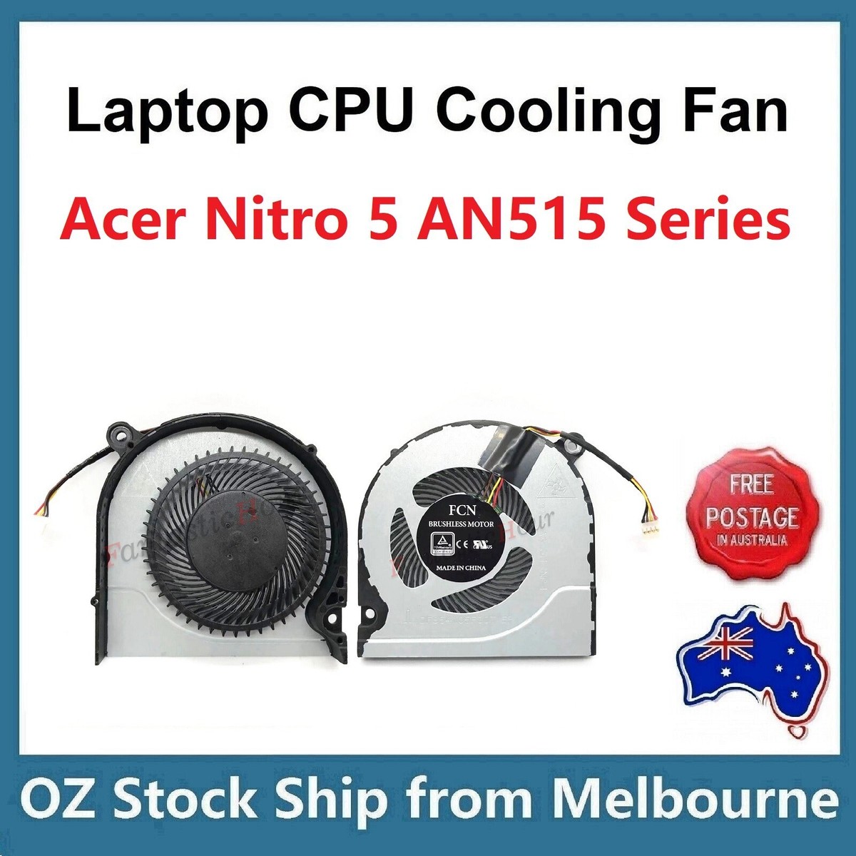TRADOCK CPU Lüfter Cooling Fan for Acer Predator Helios 300 PH317-53 PH315-52 GPU Lüfter Fan for Nitro 5 AN517-41 AN517-52 AN515-55 AN515-56 AN515-57 FML9 DC28000QEF0