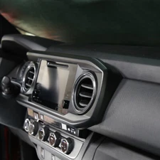 Matte Black Dashboard Decoration U Shape Trim For Toyota Tacoma 2016-2023 US