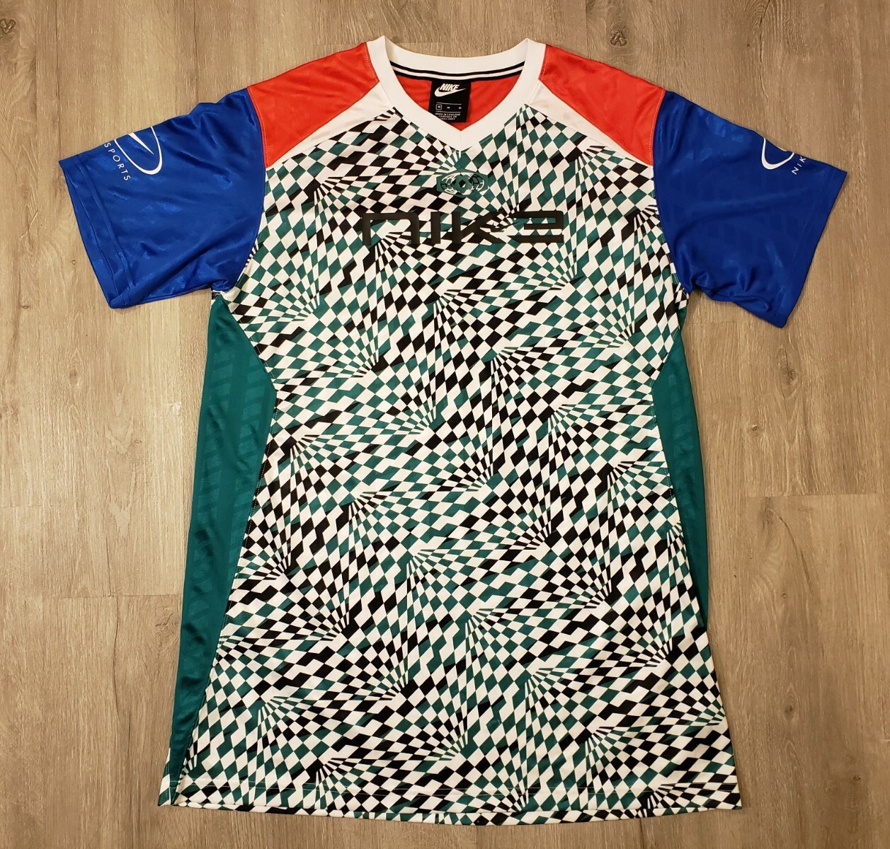 Vintage Nike Soccer Jersey Nike Sports Mens Size Medi… Gem