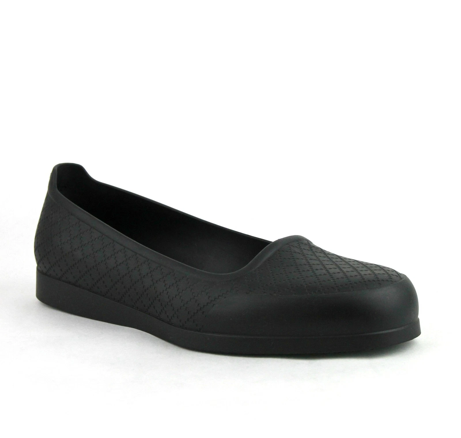 Housse/chaussures neuve Gucci en caoutchouc noir avec motif diamant 390170 1000