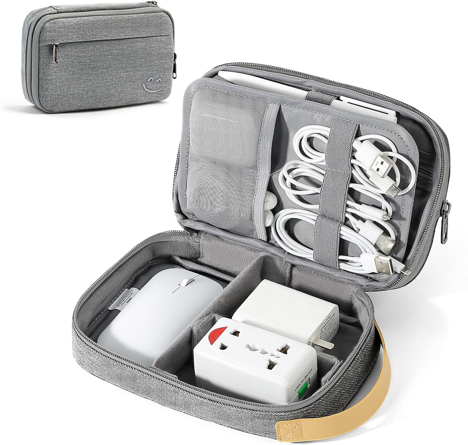 Travelkin Travel Electronic Cord Organizer Travel Case Travel Cable Organizer Ba