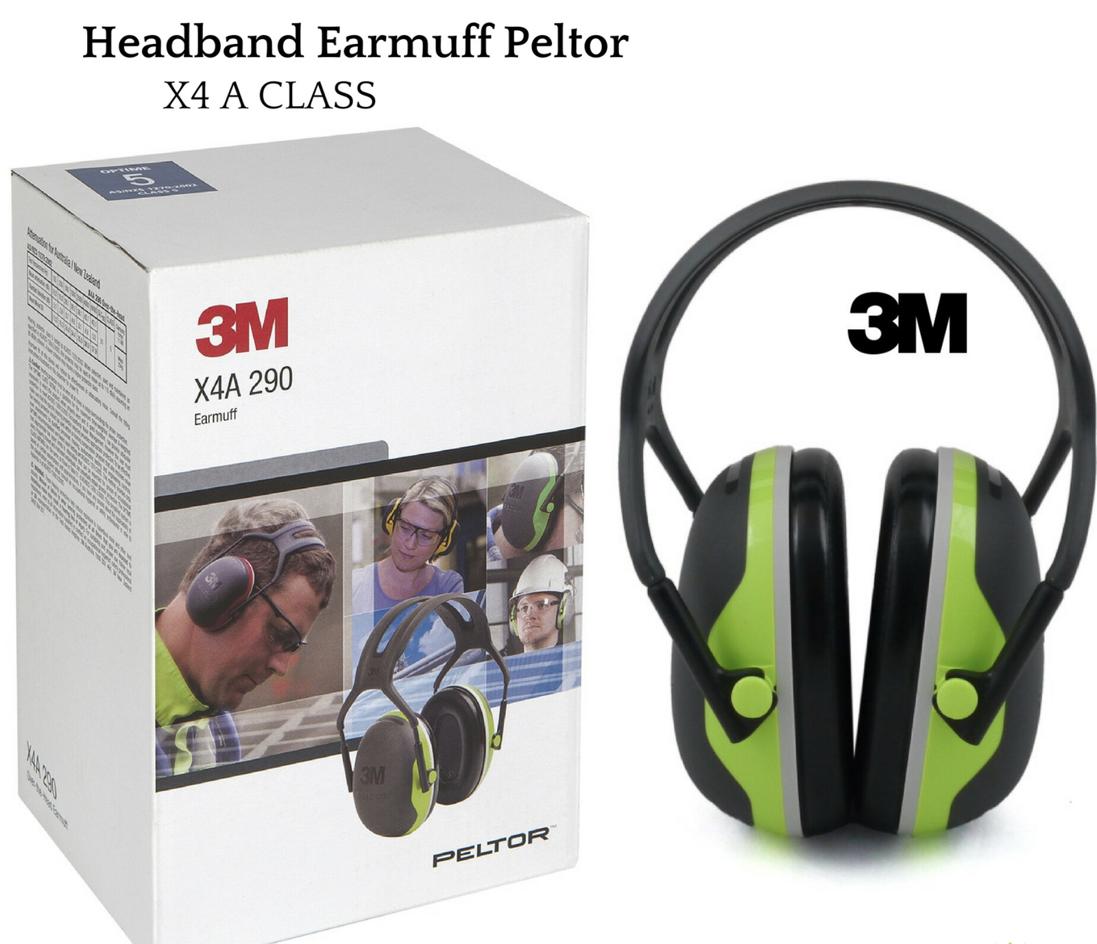 3M Peltor X4A Headband Earmuffs Noise Hearing Protection Ear Muffs Class 5 SLC80 eBay