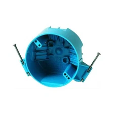 Set of 4 4" Ceiling Box  New Work With Nails Color Blue -No. B520AR-UPC 4" PV...