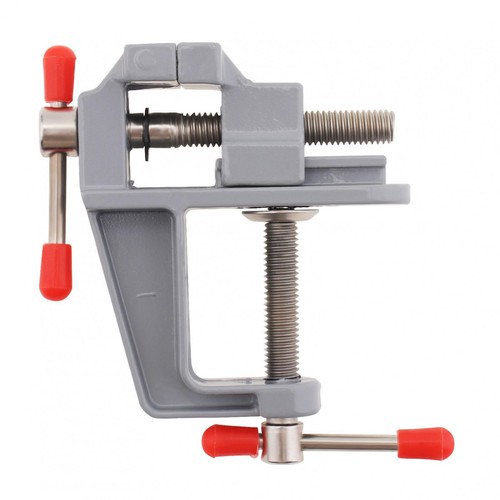 3.5" Miniature Vise Small Jewelers Hobby Clamp On Table Bench Tool Vice US