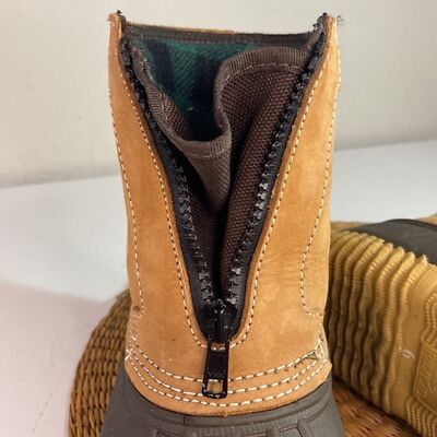 RedHead Suede Duck Boots Brown Front Zip Waterproof Shell Ankle Boots Mens RedHead Solid Workwear for Men for Sale | Shop New & Used  main image 3