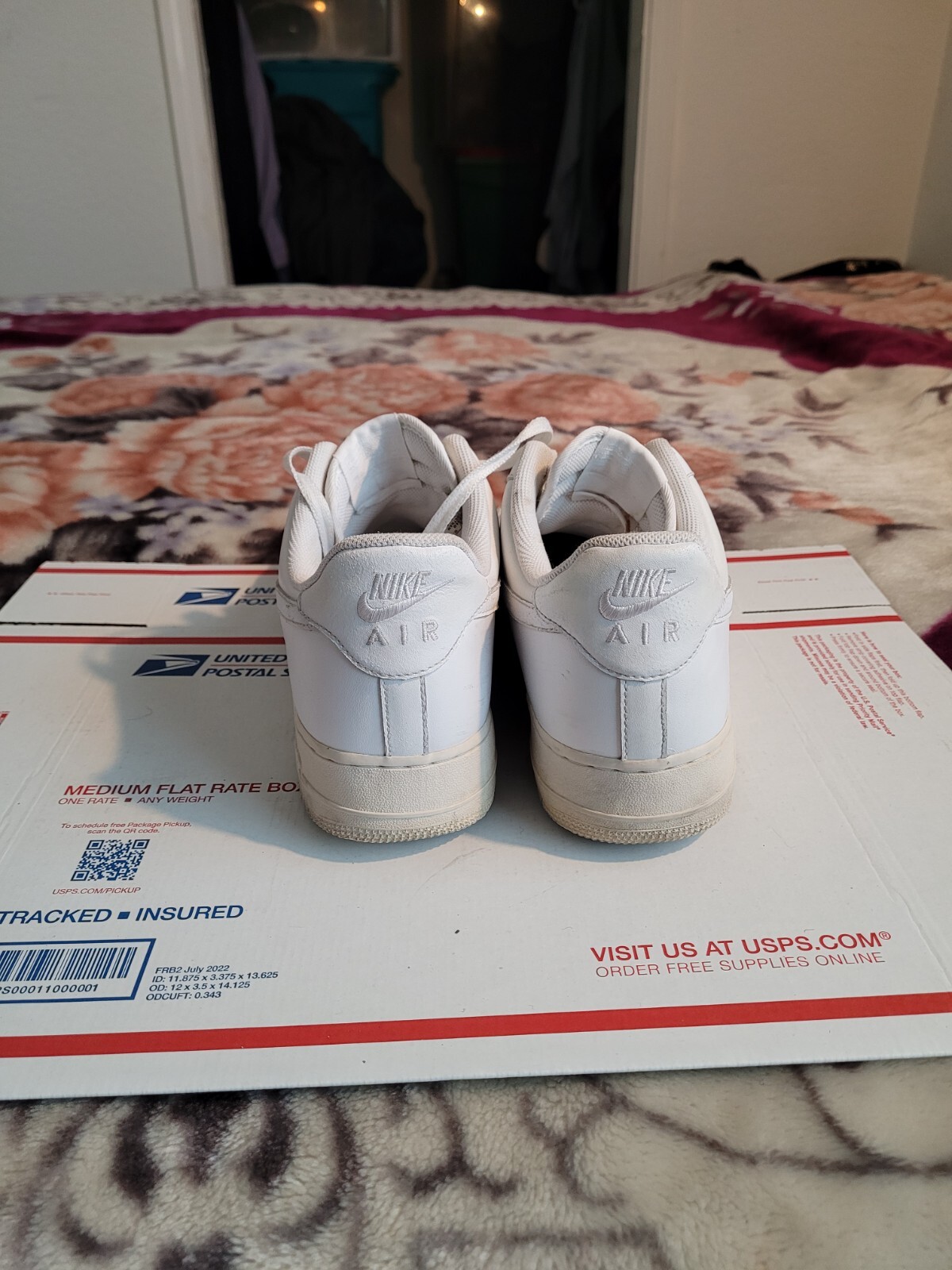 Nike Air Force AF1 Low Men's Triple White Sneakers Shoes 315122