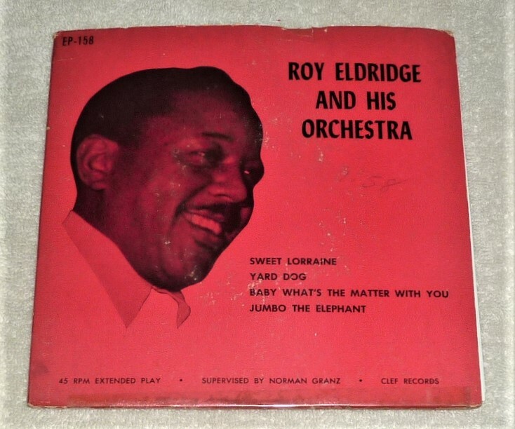 Roy Eldridge & His Orchestra – 3 Vintage 45 RPM Vinyl Records-image