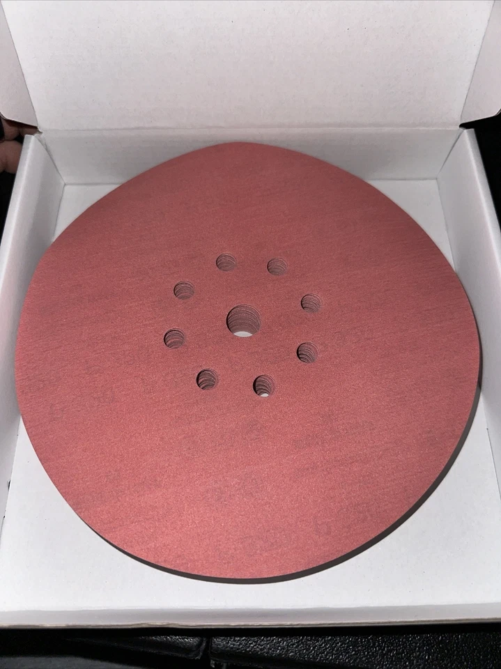 Makita - PACK 25 - B-68579 9" Disco de lijado para paneles de yeso, gancho y bucle, grano 320 Foto 3 de 3