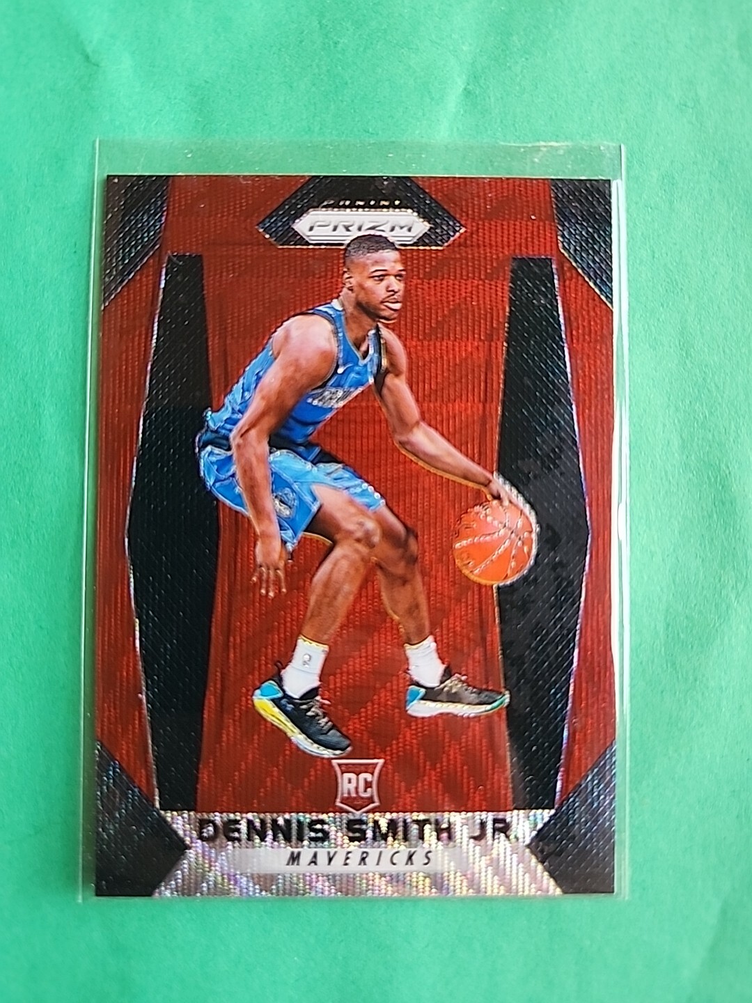 2017-18 Panini Prizm Ruby Wave Prizm Dennis Smith Jr #99 Rookie RC