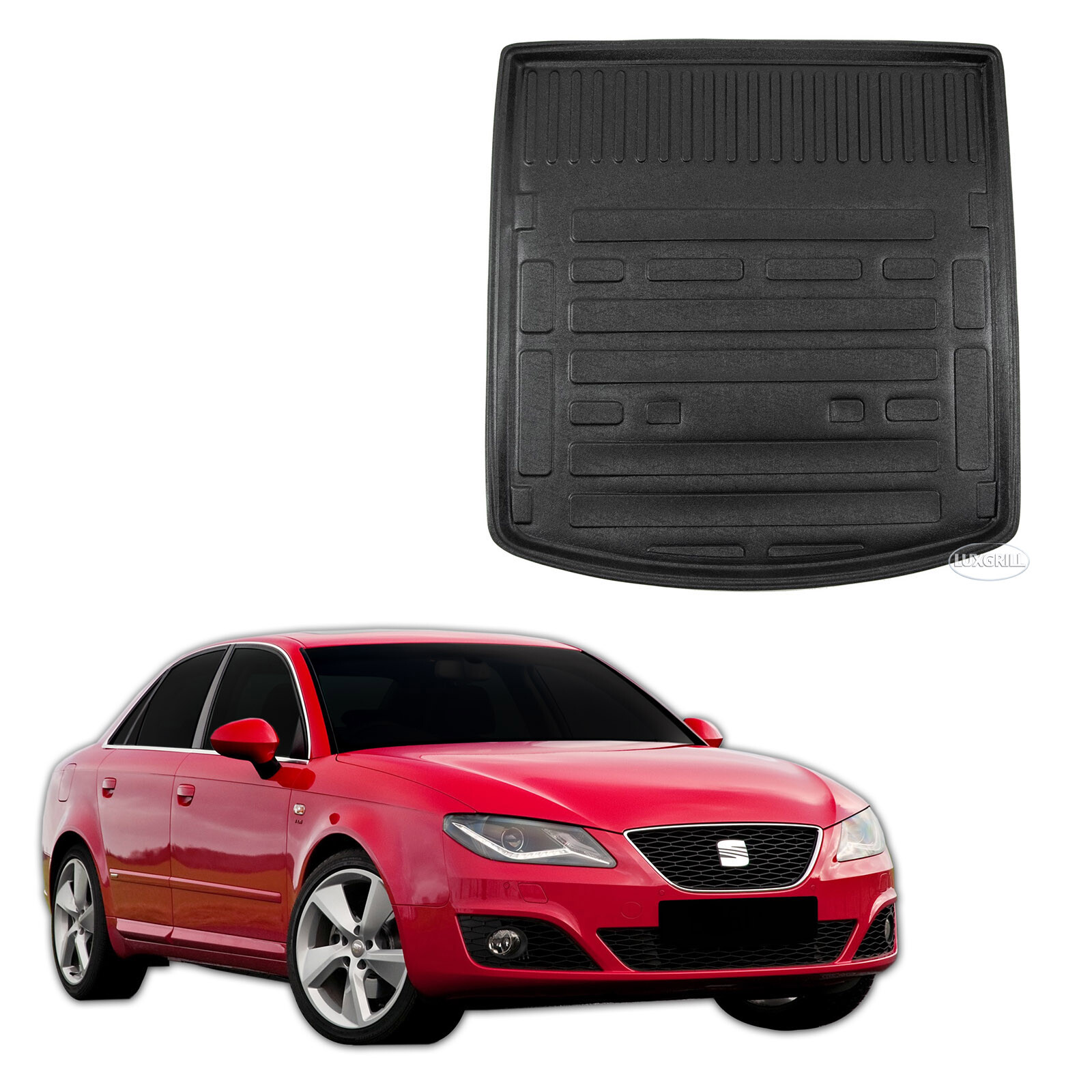 Tapis de coffre Seat Exeo 2008-2013 imperméable avec rebords de 4cm protège moquette