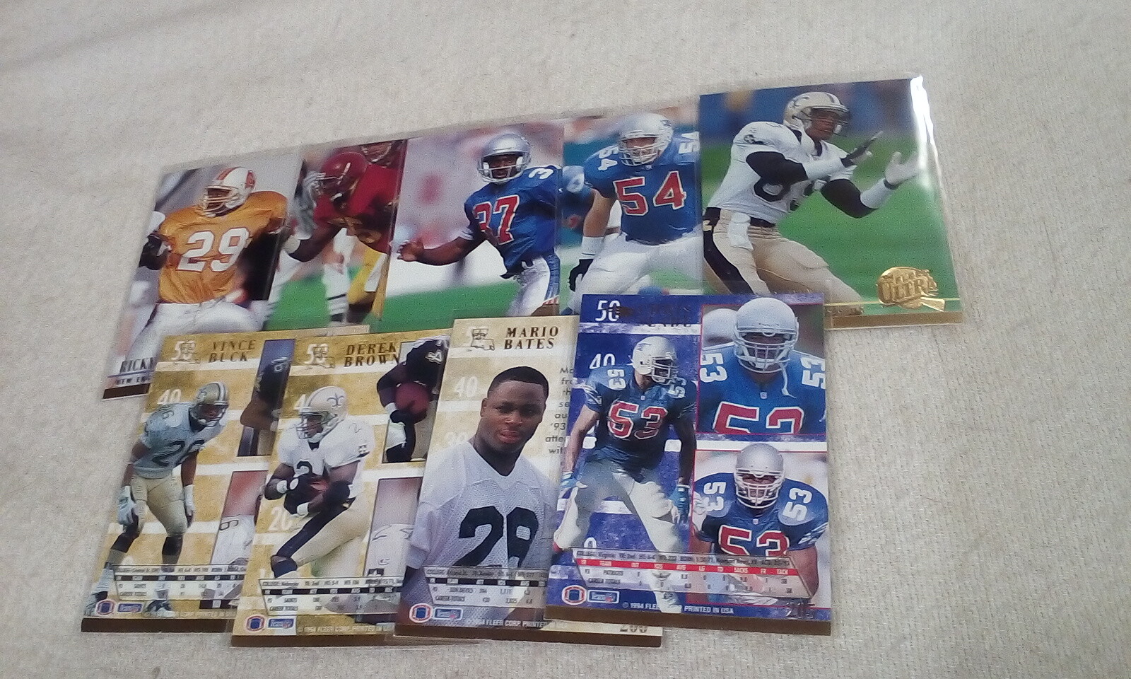 1994 Ultra Football partial set cards 202-300. Pick card/s that you need.