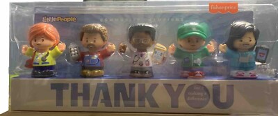 New - Fisher Price Little People Community First Responders Thank You Heroes Set