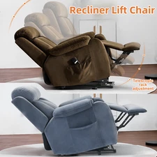 Elderly Electric Power Lift Recliner Comfy Armchair Leisure Sofa Remote Control