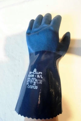 2 Paar SHOWA 720R Gr. 9/L Chemikalienschutzhandschuhe Montagehandschuhe - Bild 1 von 4