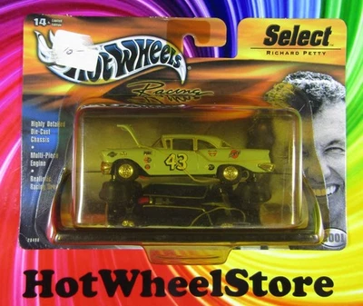 1:64 2001 Hot Wheels Select RICHARD PETTY #43 NASCAR 1957 OLDS FAST SHIPPING O5 - Image 1 of 4