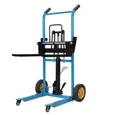EX RETUN  Hydraulic Trolley Lift, Pallet Stacker Truck Cart, Keg Lifter 200kg