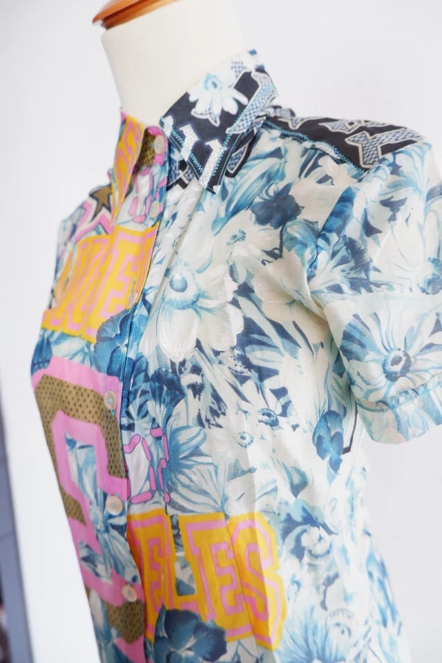 Vintage John Galliano Floral Blouses Shirts - Image 3 of 4