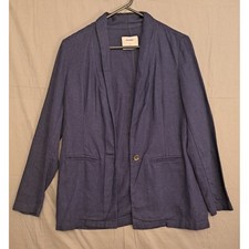 Old Navy Relaxed Fit Blazer Womens Size XS Navy