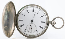 T.F. COOPER LONDON, n. 18506, OROLOGIO DA TASCA IN ARGENTO STERLING, 59mm, FUNZIONA (CT)
