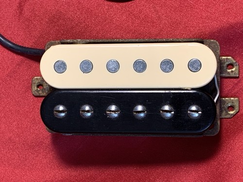 1980s Gibson Sonex 180 Deluxe Guitar Velvet Brick Humbucker Pickup Vintage 8.27k - Picture 4 of 8