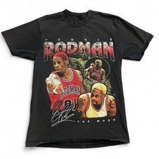 Dennis Rodman The Worm Rap Tee Size Small Basketball Chicago Bulls Streetwear