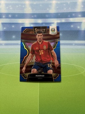 2020 Panini Select UEFA Euro Preview RC Rodrigo Rodri Blue /225 Spain