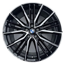 552M GENUINE BMW 1 2 SERIES F40 F44 19” ALLOY WHEEL BLACK DIAMOND CUT 8J 8092356