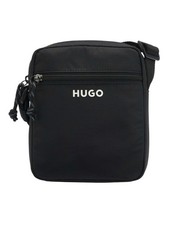 HUGO Men's Everett Crossbody Bag, Black