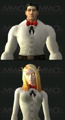 World of Warcraft Crimson Bow Tie - Pringles Promotion Rare Cosmetic Global Wow