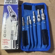 Star Pro SP6-1C-15 6 Piece Torx Flexible Pivot Head Star Wrench Set Boxed