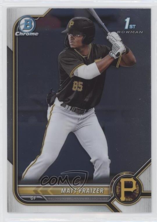 2022 Bowman Chrome Prospects Matt Fraizer #BCP-91 0l0m