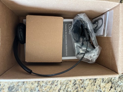 NEW Plantronics CS540/HL10 Wireless Headset System - Black - Zdjęcie 3 z 3