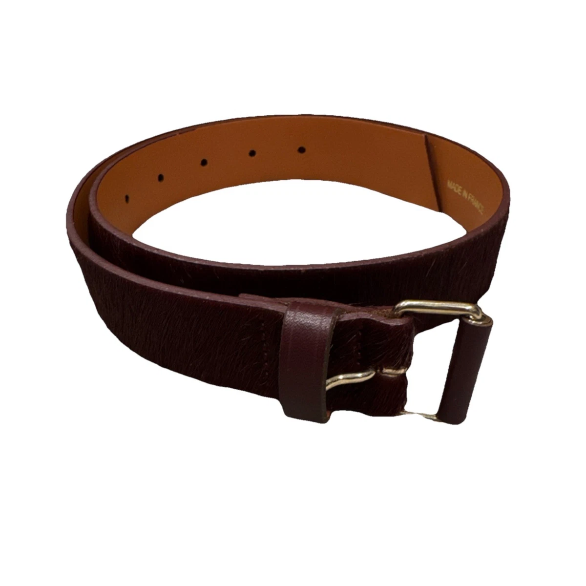 Women\'s vintage Jacqueline Ferrar Plum Suede leather Belt size medium 34 inches Vtg Jacqueline Ferrar Women main image 4