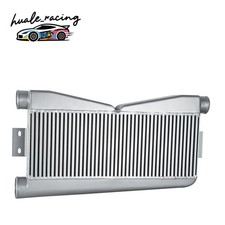 Universal Twin Turbo Intercooler 24x 9x 3.5 Bar Plate Custom 2 In1 Out Universal Twin Turbo Intercooler 24x 9x 3.5 Bar Plate Custom 2 In1 Out