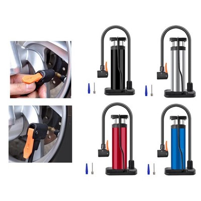 Fahrrad-Standpumpe, multifunktional, mit Düsen, tragbarer Aufblaser für