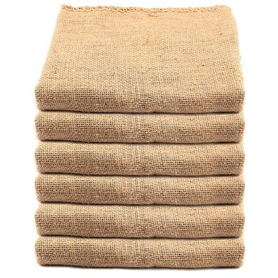 6 PCS 40 x 24 Inch Burlap Bags Large Burlap Storage Sacks for Gardening Potat...