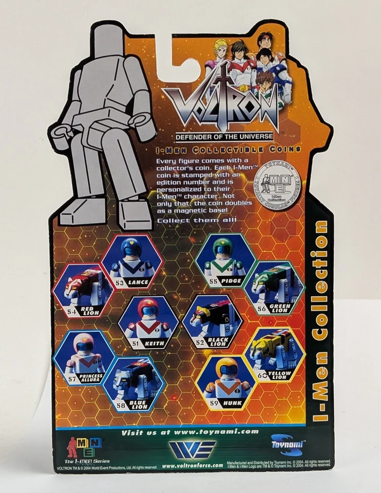 Toynami I-Men Voltron Defender of the Universe Pidge & Green Lion Packaged - Image 3 of 3