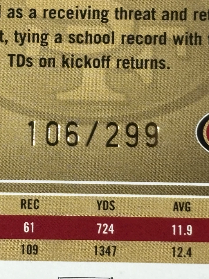 2006 Absolute Memorabilia Spectrum Auto Delanie Walker RC Rookie 106/299 #247 - Image 3 of 3