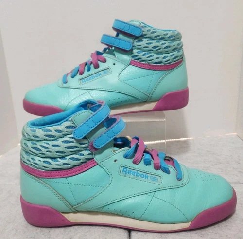 Sneakers Reebok Freestyle Hi Classic Blue Bomb Ultraberry per bambini M46776 taglia 5 5