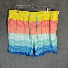 George Swim Trunks Men  s Size XL Multicolor Novelty Short NWT Above The Knee