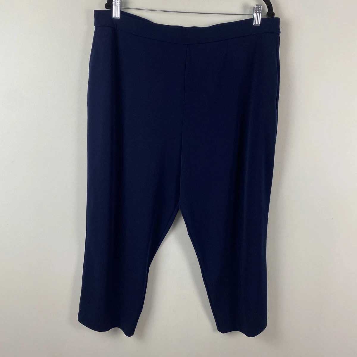 Soyaconcept - Pantalon confort avec taille élastique Bleu Nuit XLARGE