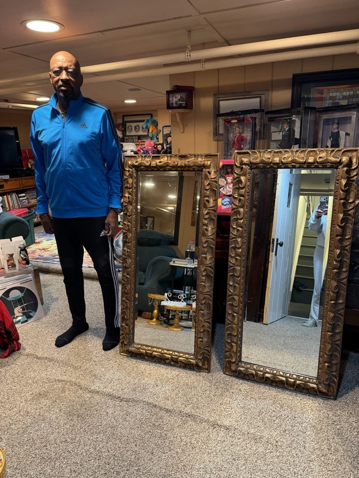 Espejos de pared vintage (un par) Foto 2 de 3