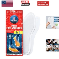 Insole Foot Warmers - 6, 12 or 32 Pairs – S, M, L, XL – 9h of Warmth - Air Ac...