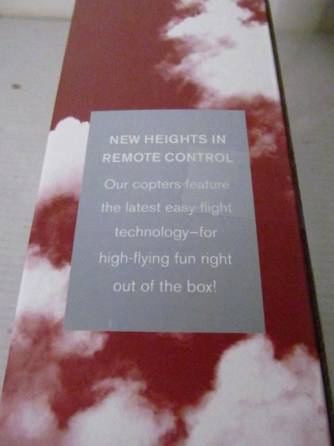 Helicóptero Brookstone u Control Silver Bullet RC, azul y plateado, para edades de 8+ Foto 4 de 4