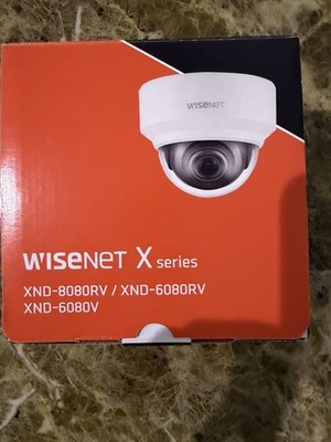 Hanwha Techwin 5MP Indoor IR Vandal Proof Dome Camera, XND-8080RV (NEW)